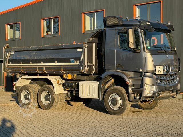 Dreiseitenkipper LKW MERCEDES-BENZ AROCS 3345 6x6 Euro 6 Kipper mit Bordmatik
