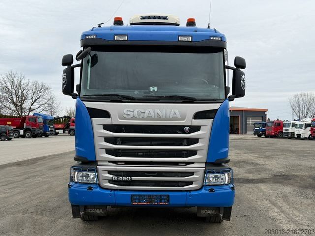 Autokran SCANIA G450 8x4 Pritsche mit Kran Palfinger PK76002 EH