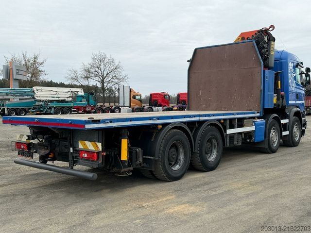 Truck mounted crane SCANIA G450 8x4 Pritsche mit Kran Palfinger PK76002 EH