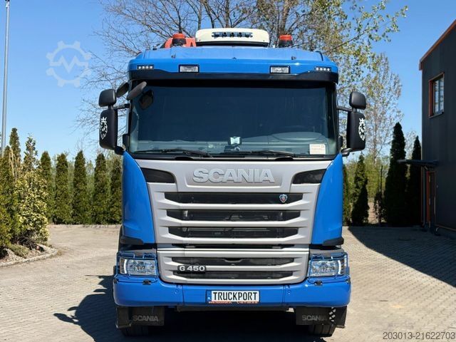 Autokran SCANIA G450 8x4 Pritsche mit Kran Palfinger PK76002 EH