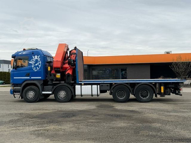 Autokran SCANIA G450 8x4 Pritsche mit Kran Palfinger PK76002 EH