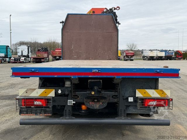 Flatbed truck SCANIA G450 8x4 Pritsche mit Kran Palfinger PK76002 EH