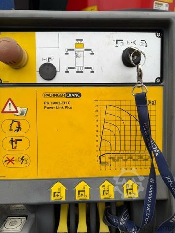 Flatbed truck SCANIA G450 8x4 Pritsche mit Kran Palfinger PK76002 EH