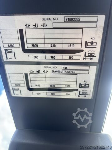 Schubmaststapler Jungheinrich ETV Q 20