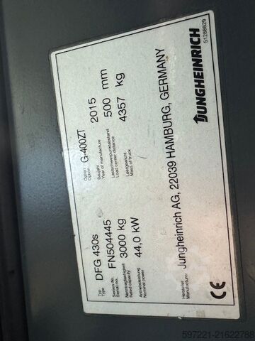 Dieselstapler Jungheinrich DFG430s 400ZT