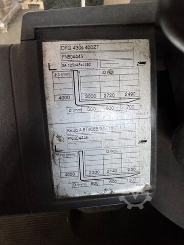 Diesel Forklifts Jungheinrich DFG430s 400ZT