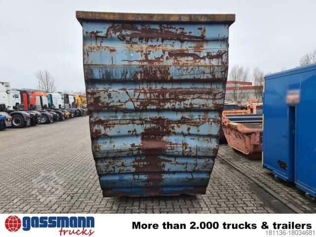 Roll-off container  Absetzcontainer ca. 15m³ offen mit Flügeltüren