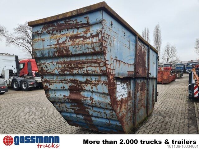 Roll-off container  Absetzcontainer ca. 15m³ offen mit Flügeltüren
