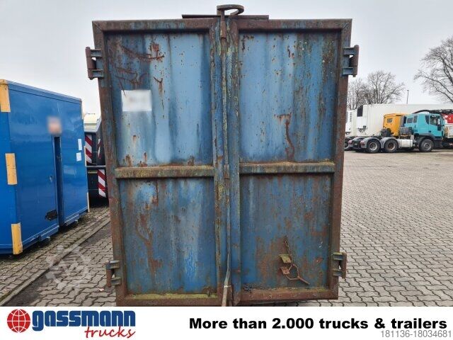 Roll-off container  Absetzcontainer ca. 15m³ offen mit Flügeltüren