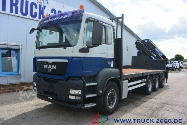 LKW mit Pritsche (offen) MAN TGS 35.400 8x4 Effer 250 6S Höhe 23,5m NL:16,3T
