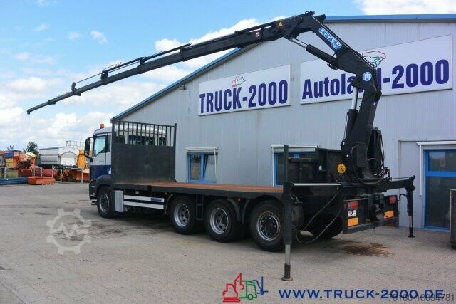 LKW mit Pritsche (offen) MAN TGS 35.400 8x4 Effer 250 6S Höhe 23,5m NL:16,3T