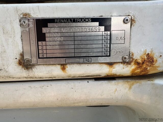 Koffer Renault Midlum **190DXI-MANUAL GEARBOX**