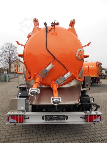 Saugwagen MAN TGM 18.320 4x2 BL / Faros 11/1 piston