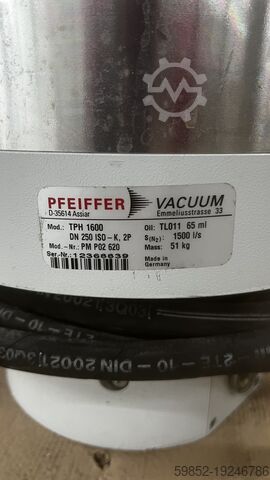 Vakuumpumpe Pfeiffer TPH 1600