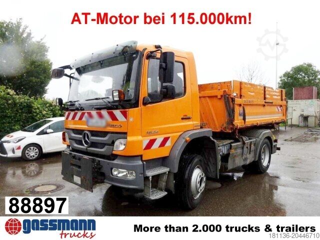 Kipper LKW Mercedes-Benz Atego 1624 AK 4x4, AT-Motor,