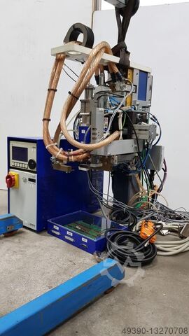 Mikroschweißkopfeinrichtung, Punktschweißanlage mit Schweißkopf, Inverterstromquelle, I/O Modul, Sch MIYACHI PECO / AMADA WELD TECH GmbH ISQ20 Kompakt ISQ-AC/DC-AWS-EXT-250A 22KVA + PECO