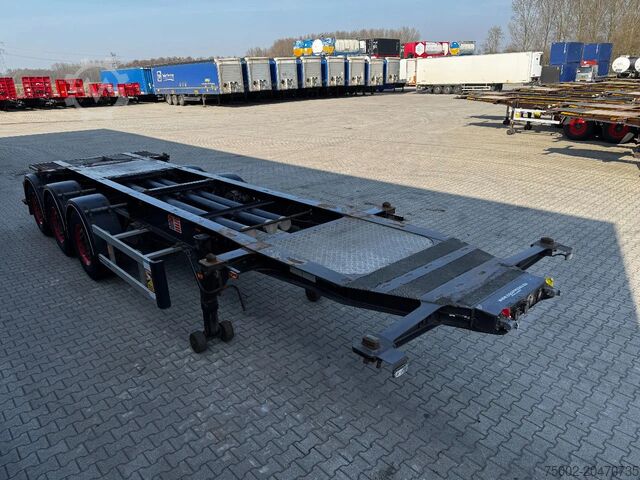 Container transportation Burg 20FT/3-axles, SAF INTRADISC, ADR (EXII, EXII, F...