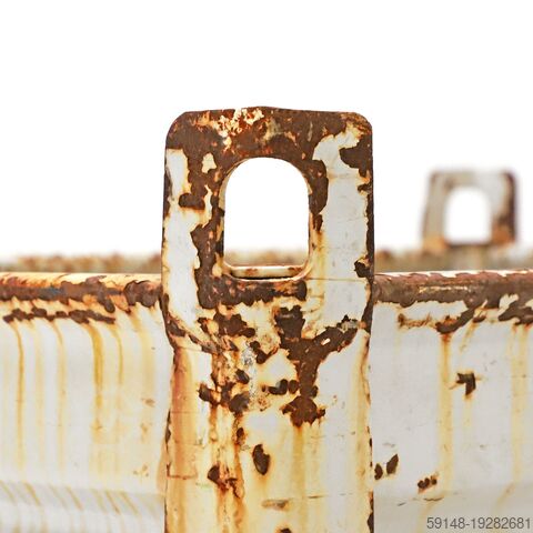 Used Stacking box steel fixed construction stacking box 4 sides, L: 1040, W: 840, H: 625 Kruizinga 98-6776GB