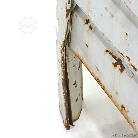 Used Stacking box steel fixed construction stacking box 4 sides, L: 1050, W: 835, H: 810 Kruizinga 98-6779GB