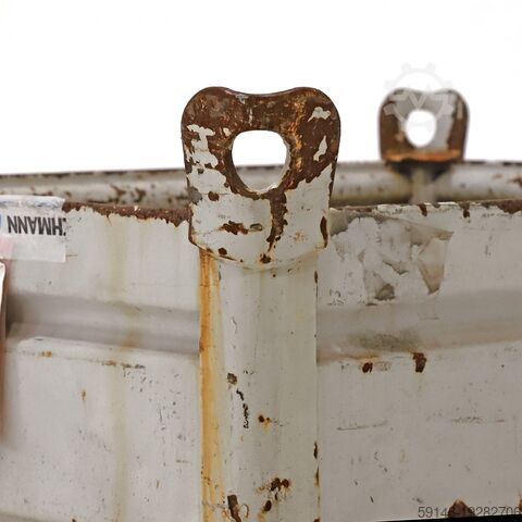 Used Stacking box steel fixed construction stacking box 4 sides, L: 1060, W: 855, H: 535 Kruizinga 98-6784GB