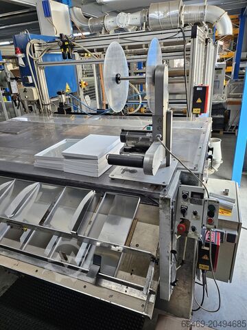 A4-Format und Einschachtelmaschine Spaulding FR, John Doel replica machine