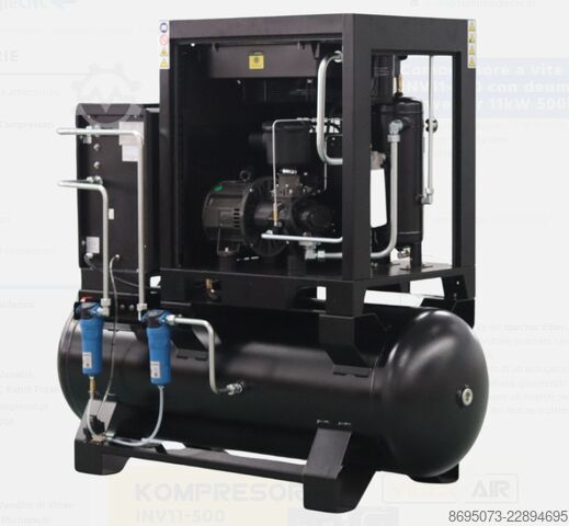 Screw compressor with dryer Viber-Air INV11-500