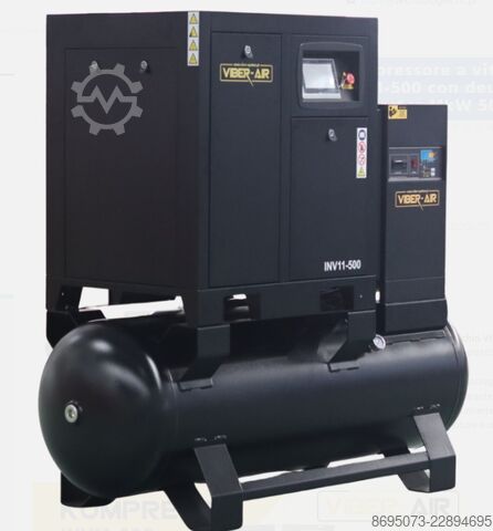 Screw compressor with dryer Viber-Air INV11-500