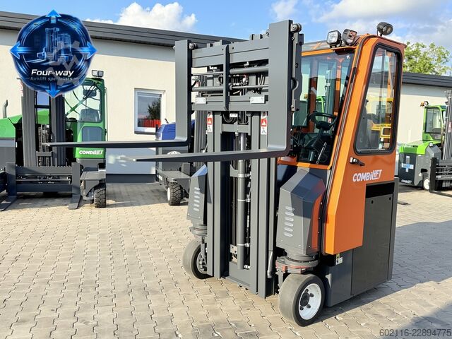 4-way forklift Combilift CBE2500 TRIPLEX 4900 POSITIONER CABIN