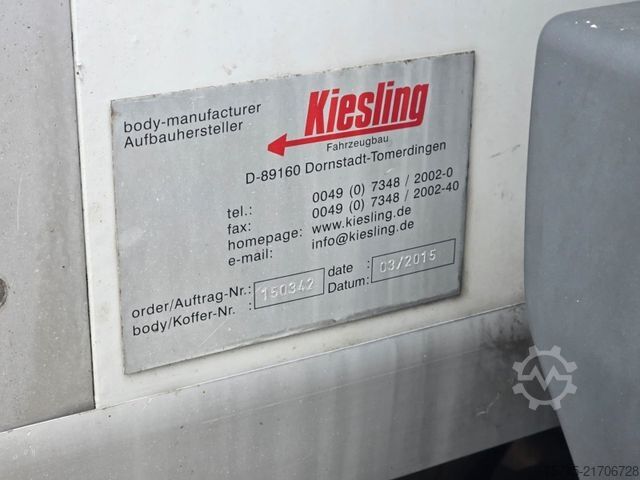 Refrigerator body van MERCEDES-BENZ ATEGO 816 * CARRIER SUPRA 850 * KLIMA *  TEMP