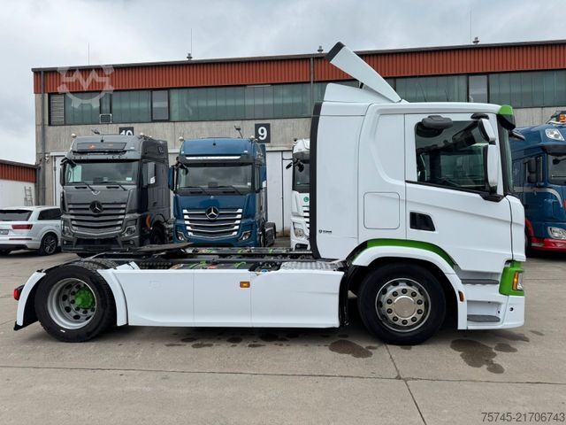 Standard tractor unit SCANIA P 450 * RETARDER * STANDHEIZUNG * 1 X LIEGE *
