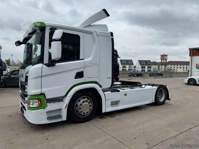 Standard tractor unit SCANIA P 450 * RETARDER * STANDHEIZUNG * 1 X LIEGE *
