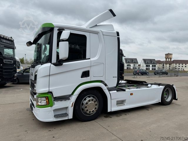 Standard tractor unit SCANIA P 450 * RETARDER * STANDHEIZUNG * 1 X LIEGE *