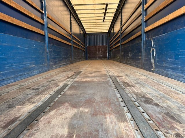 Auflieger mit Pritsche & Plane KRONE SD *  * BORDWÄNDE * GUT BEREIFT * 2.70 M H