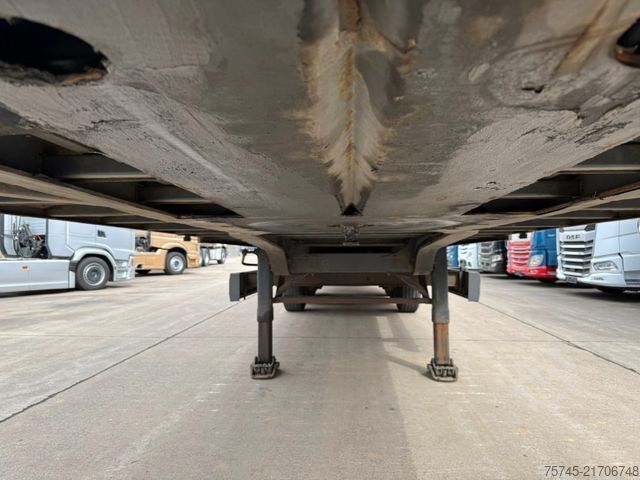 Auflieger mit Pritsche & Plane KRONE SD *  * BORDWÄNDE * GUT BEREIFT * 2.70 M H