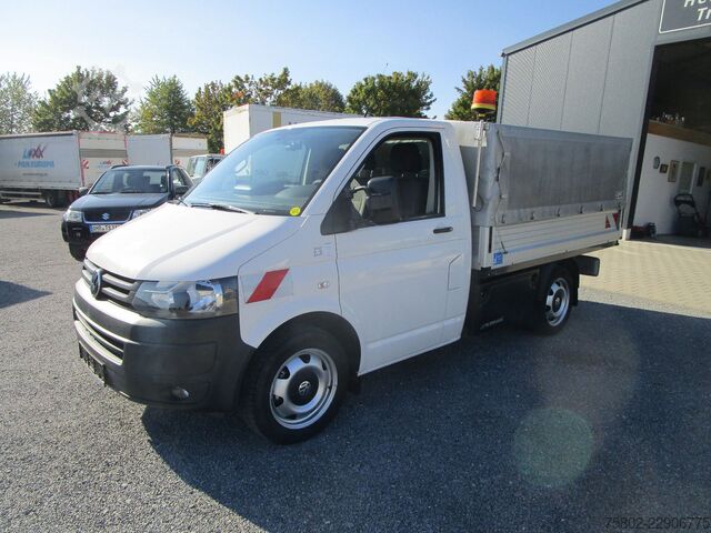 Transporter mit Pritsche & Plane VW T5 TDI 180PS* 4 Motion-Allrad-4x4 *KLIMA+AHK*