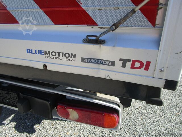 Transporter mit Pritsche & Plane VW T5 TDI 180PS* 4 Motion-Allrad-4x4 *KLIMA+AHK*