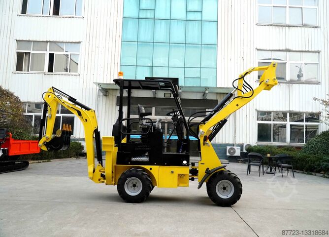 Mini shovel with excavator arm loading e Gunter grossmann GG06LX Kubota D1105
