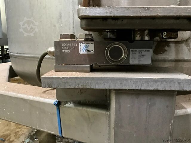 Stainless Mixer Tank with Load Cells Orangewworks Mixer Tank With Load Cells 500 LTR