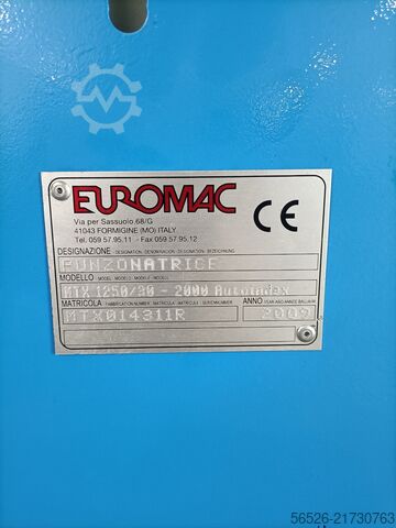 Punching machine EUROMAC 125/30 -2000 Euromac 1250/30 – 2000 AUTOINDEX