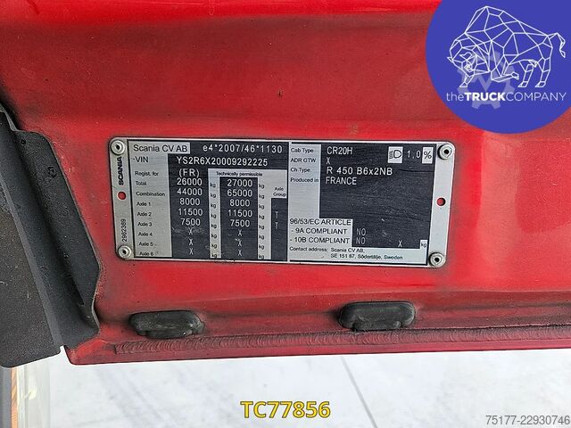 Schiebeplane Scania R 450