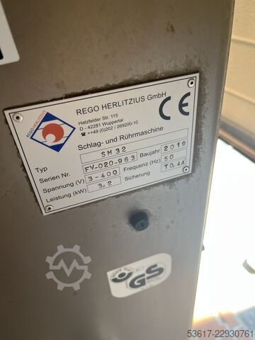 Rühr- und Schlagmaschine Rego 