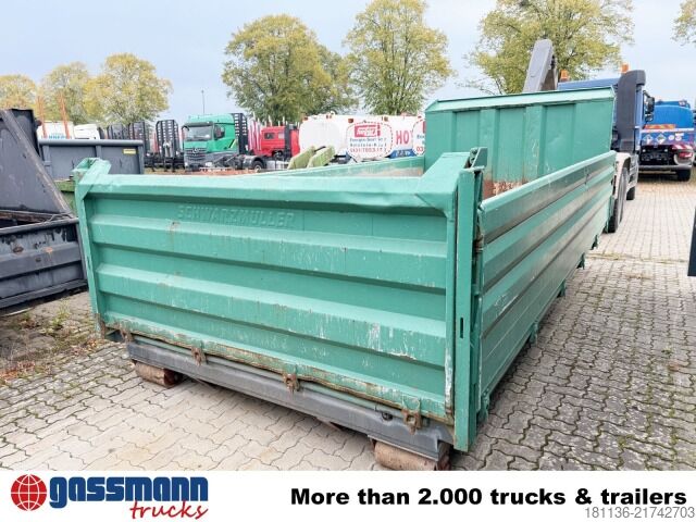 Roll-off container Schwarzmüller Abrollcontainer mit Alu-Bordwänden ca. 11m³