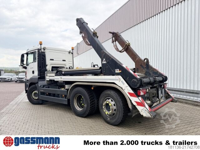 Tipper truck MAN TGS 26.480 6x2-4 BL, Winterdienstausstattung,
