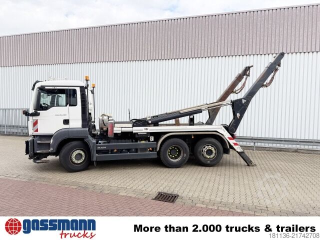 Tipper truck MAN TGS 26.480 6x2-4 BL, Winterdienstausstattung,