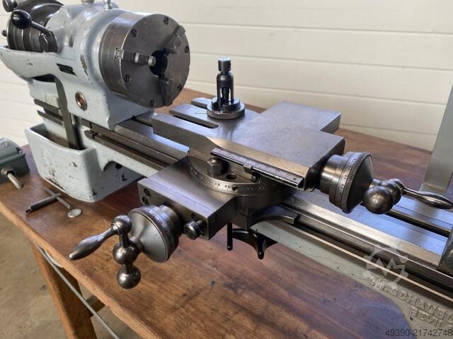 Mechanic lathe, hand lever lathe, precision lathe, mechanic lathe SCHAUBLIN 102