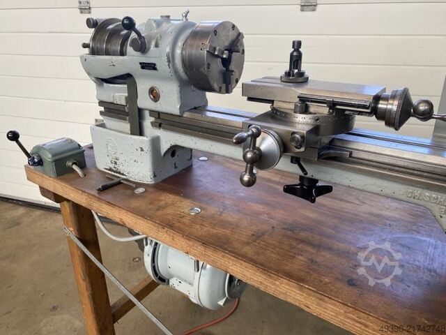 Mechanic lathe, hand lever lathe, precision lathe, mechanic lathe SCHAUBLIN 102