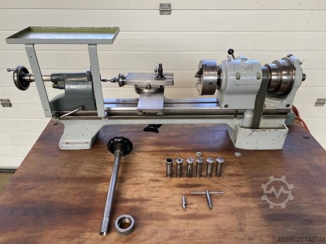 Mechanic lathe, hand lever lathe, precision lathe, mechanic lathe SCHAUBLIN 102