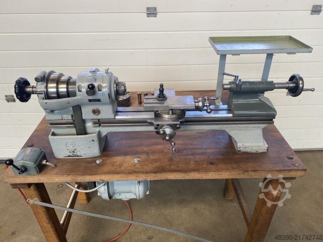 Mechanic lathe, hand lever lathe, precision lathe, mechanic lathe SCHAUBLIN 102