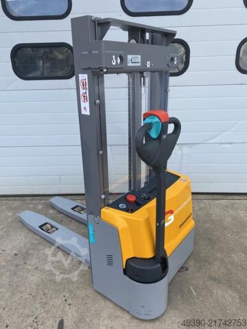 Electric pedestrian stacker, tiller stacker + new battery, pallet truck, electric pallet truck, till JUNGHEINRICH EJC M10 - G 115-250ZT