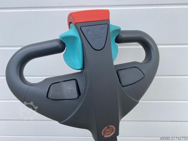 Electric pedestrian stacker, tiller stacker + new battery, pallet truck, electric pallet truck, till JUNGHEINRICH EJC M10 - G 115-250ZT